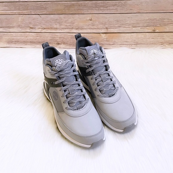 Timberland Women’s Field Trekker Mid Hiking Boots In Light Grey - Picture 5 of 7